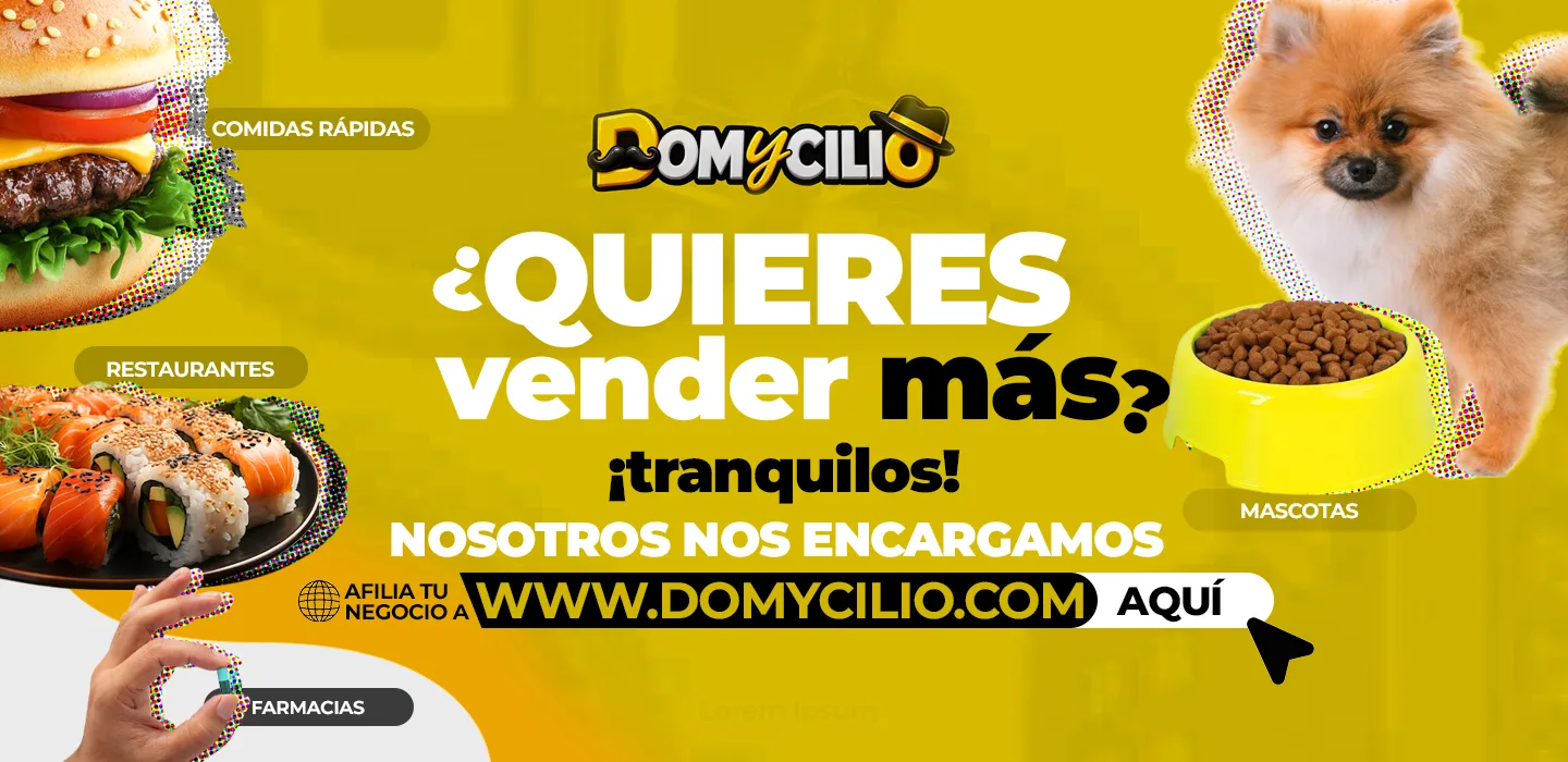 ¿Quieres vender más? Afilia tu negocio a domycilio.com
